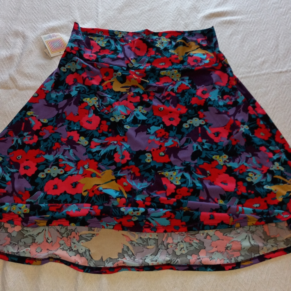 NWT Sz.3X Women's Lularoe Azure Skirt - Picture 5 of 8